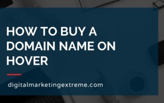 How to buy a domain name on Hover