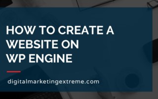 How to create a website on WP Engine