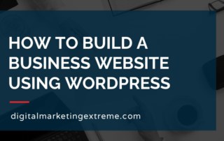 How to build a business website using WordPress